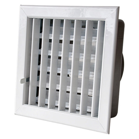 LA VENTILAZIONE GRIGLIA AERAZIONE AD INCASSO PER CAMINI cm 14 x 13 foro 11,1 x 11,1 - Ø8