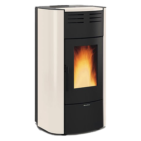 La Nordica Extraflame TERMOSTUFA A PELLET 'RAFFAELLA IDRO H18' 21,7 kW - colore avorio