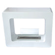 BIOCAMINO DA PAVIMENTO 'TIKAL' kw 3 - colore bianco