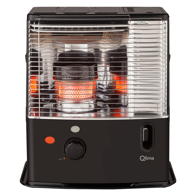 QLIMA STUFA A COMBUSTIBILE 'R3224 X' kw 2,4 colore nero