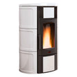EXTRAFLAME NORDICA TERMOSTUFA A PELLET 'ISIDE IDRO 5.0' 19 kW - colore bianco