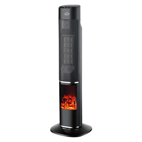 DCG STUFA A TORRETTA EFFETTO CAMINO 'PTC2011' 2000 W - altezza da terra cm 85,5
