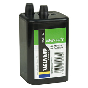 VELAMP BATTERIA PER LAMPADA LAMPEGGIANTE 4R25 - 6 V