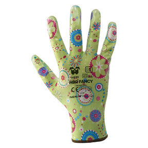 NERI GUANTI POLIESTERE/NBR 'FANCY'