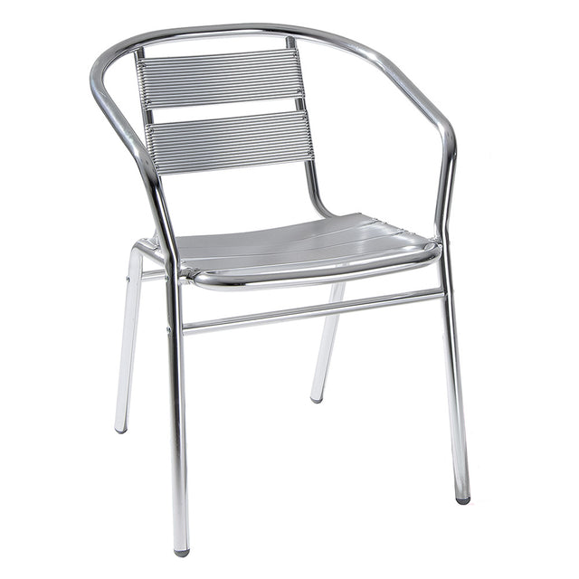 LIF SEDIA IN ALLUMINIO cm 53 x 54 x h 74