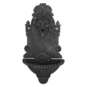 FONTANA A PARETE MODELLO 'LEONE' antracite - Øforo 20 mm.