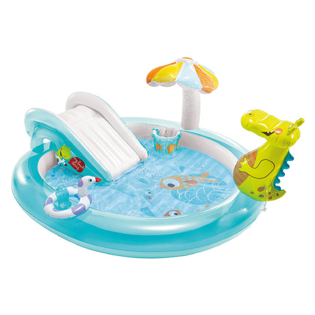 INTEX PISCINA GONFIABILE 'ALLIGATORE' cm. 201 x 170 x 84