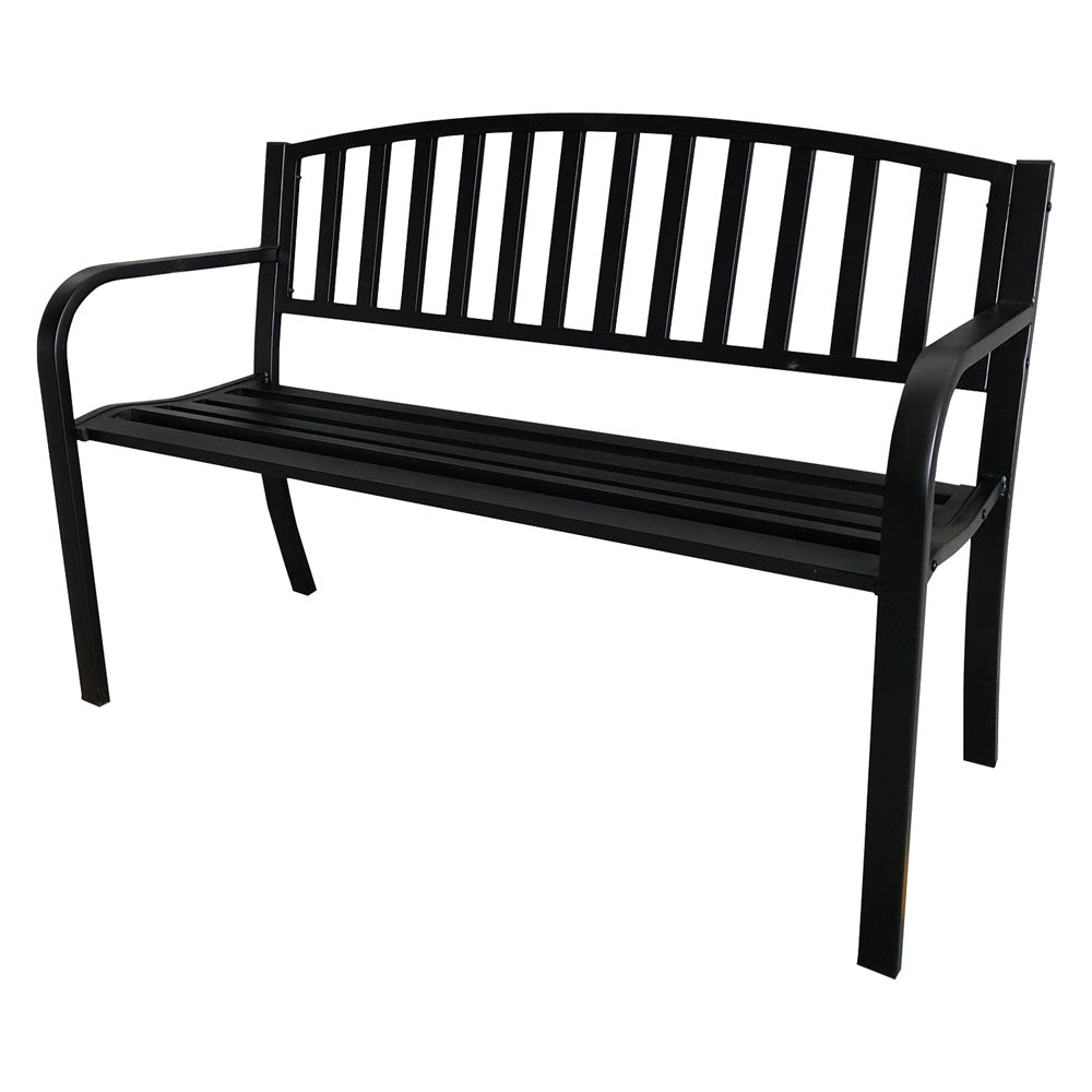 LIF PANCHINA 'LASIN' cm. 119 x 50 x h.75 - nera