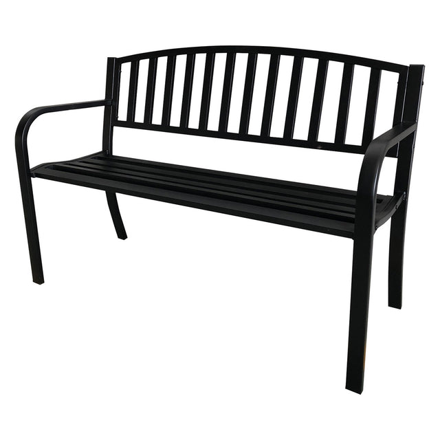 LIF PANCHINA 'LASIN' cm. 119 x 50 x h.75 - nera