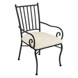 LIF SEDIA CON BRACCIOLI 'JASMINE' cm 45 x 42 x h.88