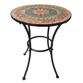 LIF TAVOLO DECORO MOSAICO 'ALICE' Øcm 60 x h.70