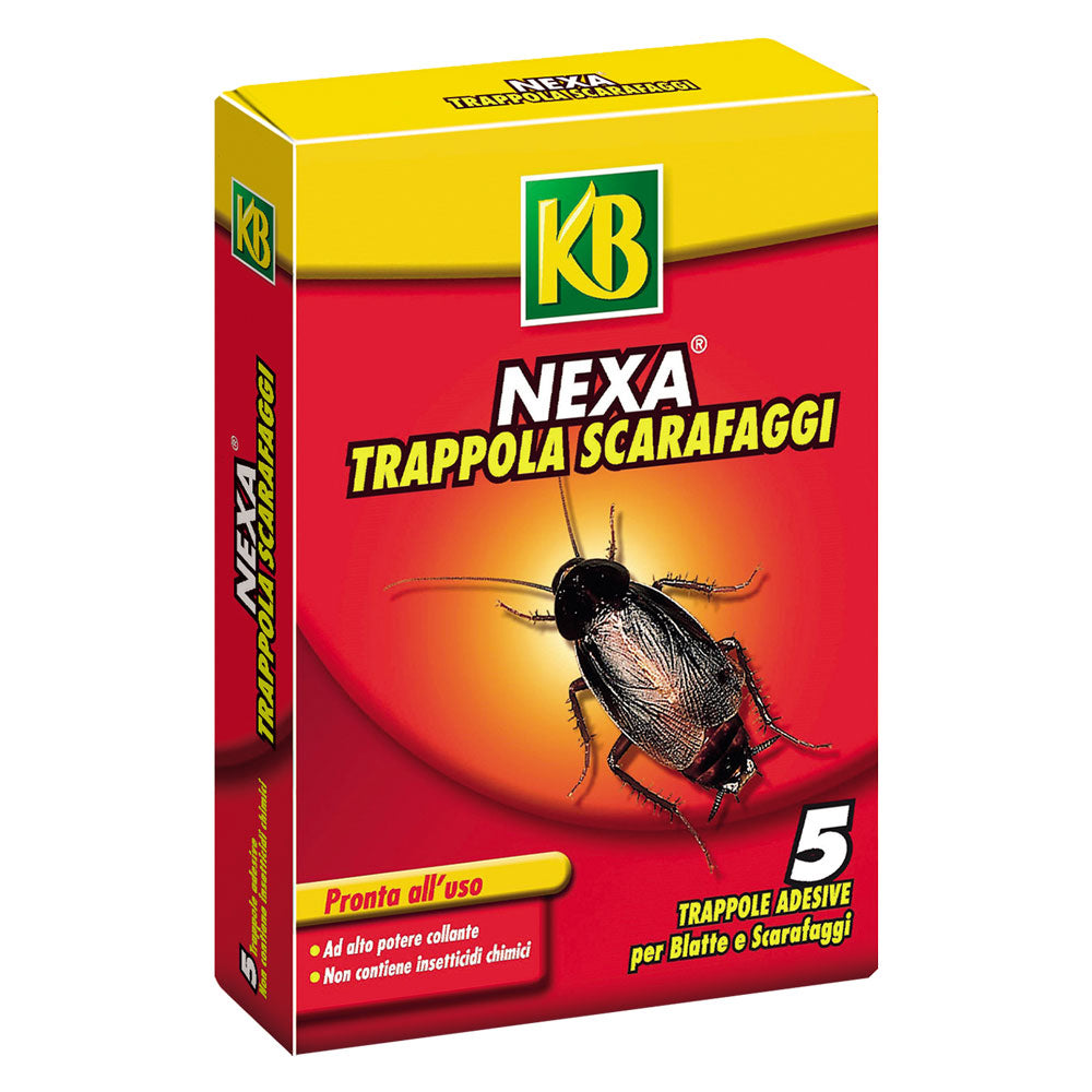 KB TRAPPOLA PER SCARAFAGGI E BLATTE 'NEXA' scatola 5 fogli
