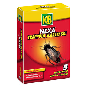 KB TRAPPOLA PER SCARAFAGGI E BLATTE 'NEXA' scatola 5 fogli