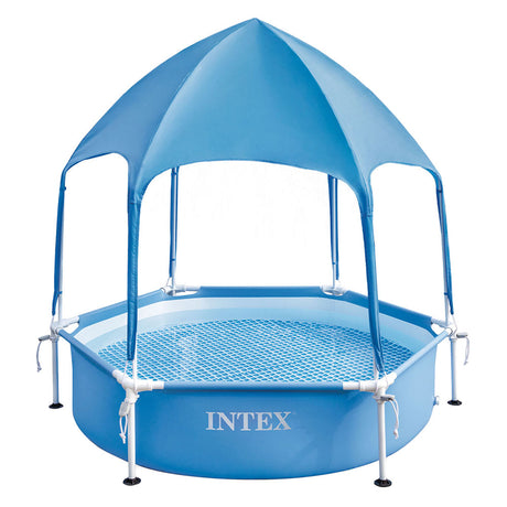 INTEX PISCINA CON TELAIO 'CANOPY METAL FRAME' cm 183 x 38 - capac. 700 lt.