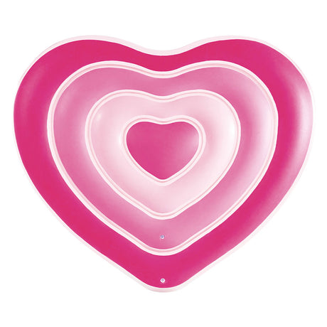 INTEX MATERASSINO GONFIABILE ISOLA 'CUORE' cm 168 x 142