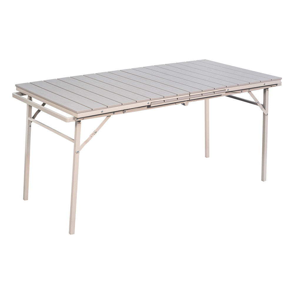 LIF TAVOLO IN ACCIAIO / POLIPROPILENE ALLUNGABILE 'SAROS' beige