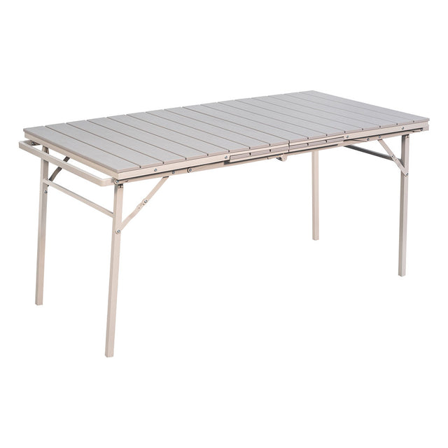 LIF TAVOLO IN ACCIAIO / POLIPROPILENE ALLUNGABILE 'SAROS' beige