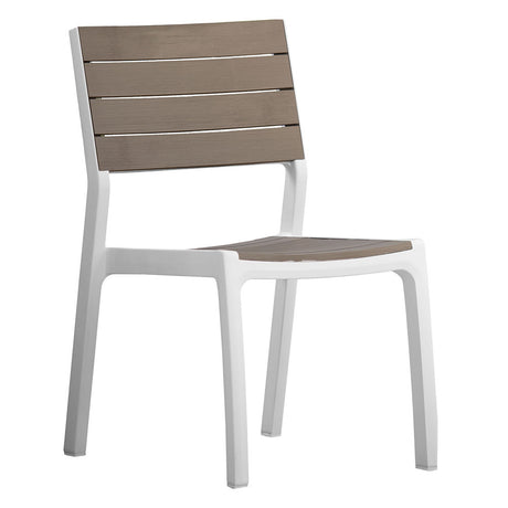 KETER SEDIA IN POLIPROPILENE 'HARMONY' bianco/cappuccino