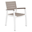 KETER SEDIA IN POLIPROPILENE 'HARMONY ARMCHAIR' bianco/cappuccino
