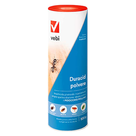 VEBI INSETTICIDA IN POLVERE 'DURACID' gr.500 - in barattolo spargitore