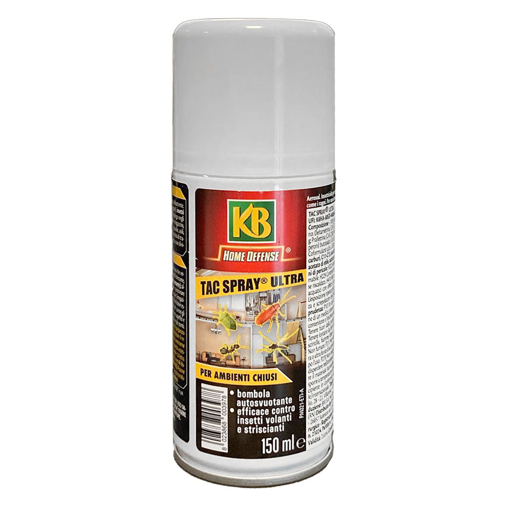 KB INSETTICIDA LIQUIDO AUTOSVUOTANTE 'TAC SPRAY ULTRA' 150 ml.