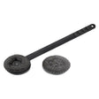OMPAGRILL SPAZZOLA PER GRIGLIE CON SPUGNA ACCIAIO cm. 45