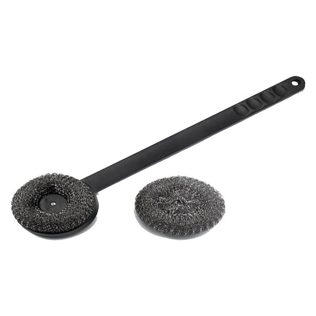OMPAGRILL SPAZZOLA PER GRIGLIE CON SPUGNA ACCIAIO cm. 45