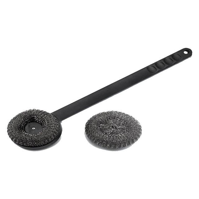OMPAGRILL SPAZZOLA PER GRIGLIE CON SPUGNA ACCIAIO cm. 45