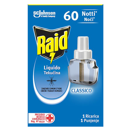 RAID ANTIZANZARE 60 NOTTI liquida