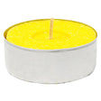CANDELA CON CITRONELLA 'TEALIGHT' blister da 10 pezzi - d.3,6 x H.1,7 cm