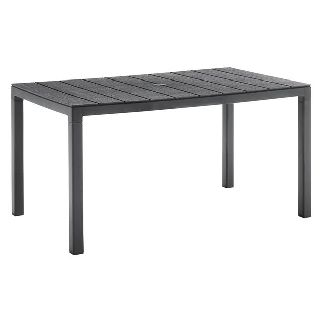 BICA TAVOLO IN POLIPROPILENE SINGOLO 'KING' cm 146x86x h.74 - bianco