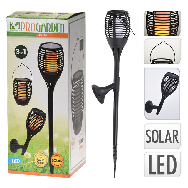 LAMPADA A ENERGIA SOLARE cm 12 x h.62