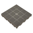 ARTPLAST PIASTRELLA PER GIARDINO 'COMBI' cm 40 x 40 (39 x 39 netta) x h 4,8