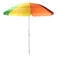 OMBRELLONE DA SPIAGGIA PALO CON SNODO Ø2,2 mt. - puntale a spirale - col. arcobaleno