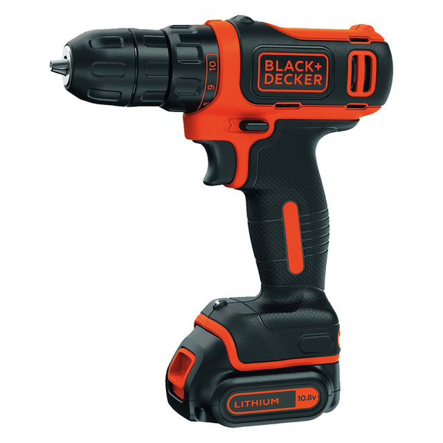BLACK DECKER TRAPANO AVVITATORE A BATTERIA 'BDCDD12-QW' 10,8V - 1,5 ah Litio