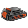 BLACK DECKER BATTERIA AL LITIO 'BL2018' 18 V - 2,0 Ah