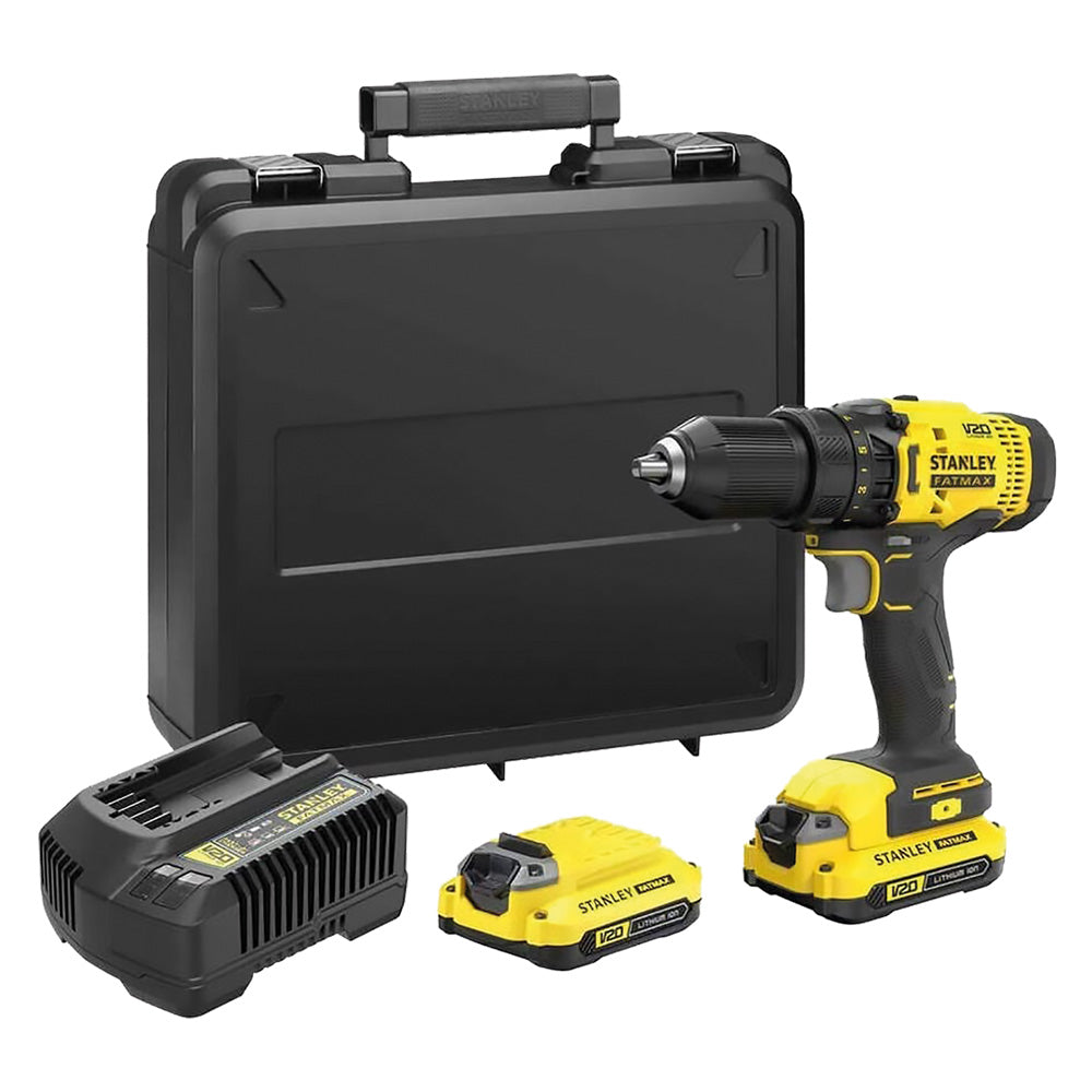 STANLEYFATMAX TRAPANO AVVITATORE A BATTERIA 'SFMCD700C2K-QW' 18V - x2 1,5 ah Litio