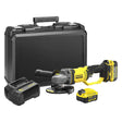 STANLEYFATMAX SMERIGLIATRICE ANGOLARE A BATTERIA 'SFMCG400M2K-QW' 18V - 4,0 ah Litio Ødisco 125 mm