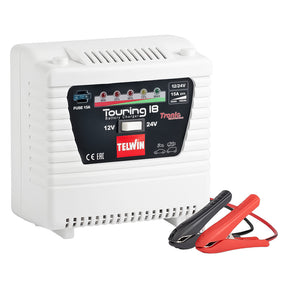 TELWIN CARICABATTERIA 'TOURING 18' 12/24 V - 230 V - 1 PH 50/60Hz