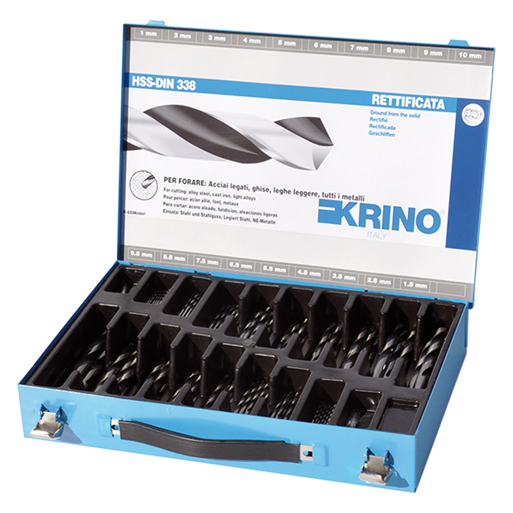 KRINO PUNTE PER METALLO HSS RETTIFICATE STANDARD cf. 150 pz