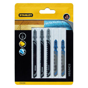 STANLEY LAMA PER SEGHETTO ALTERNATIVO SET MISTO HCS (3 pz) + HSS (2 pz) - blister