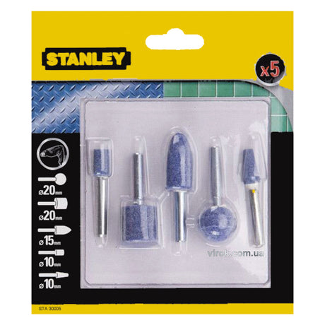 STANLEY MOLE ABRASIVE IN SET set 5 pezzi - art. STA30000-XJ