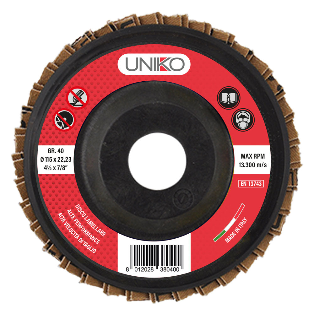 UNIKO DISCO LAMELLARE PER FERRO