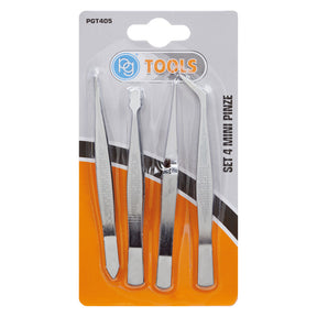 PG PINZE MINI DI PRECISIONE set 4 pezzi