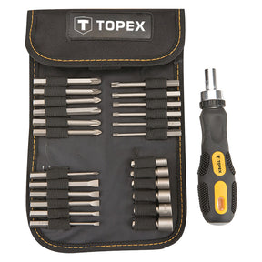 TOPEX CACCIAVITE A CRICCHETTO 26 pezzi