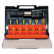 ECEF PORTAINSERTO CON INSERTI TORX 7 pz