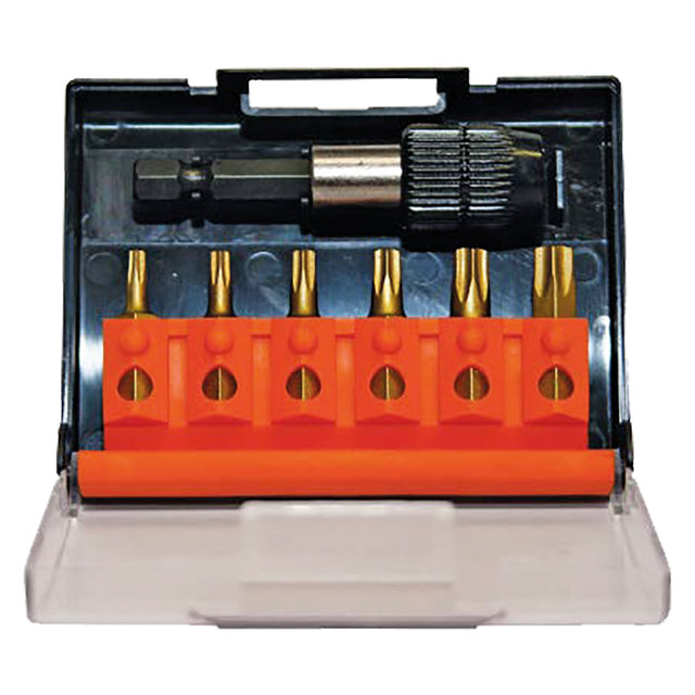 ECEF PORTAINSERTO CON INSERTI TORX 7 pz