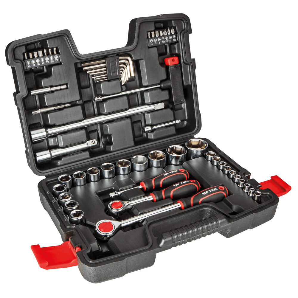 TOPTOOLS SERIE CHIAVI A BUSSOLA 53 pezzi