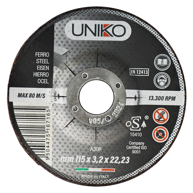 UNIKO MOLA ABRASIVA PER FERRO