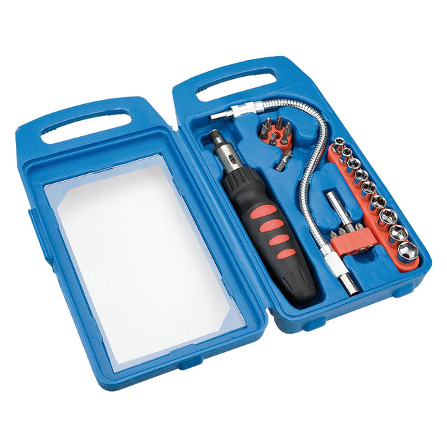 TOPTOOLS CACCIAVITE A CRICCHETTO 22 pezzi